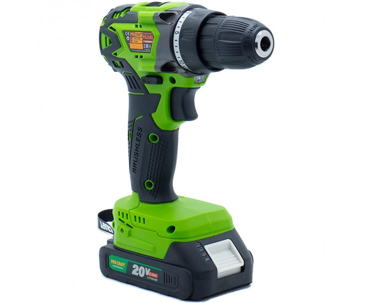 Procraft PA20BL 1B aku vrtací šroubovák  PA20BL 1 baterie