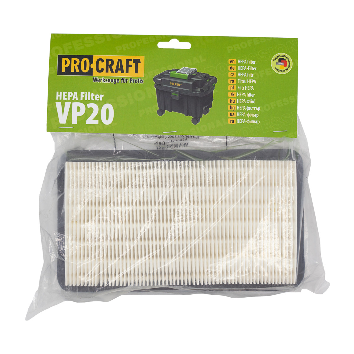 Procraft FHVP20 filtr HEPA pro aku vysavač  VP20