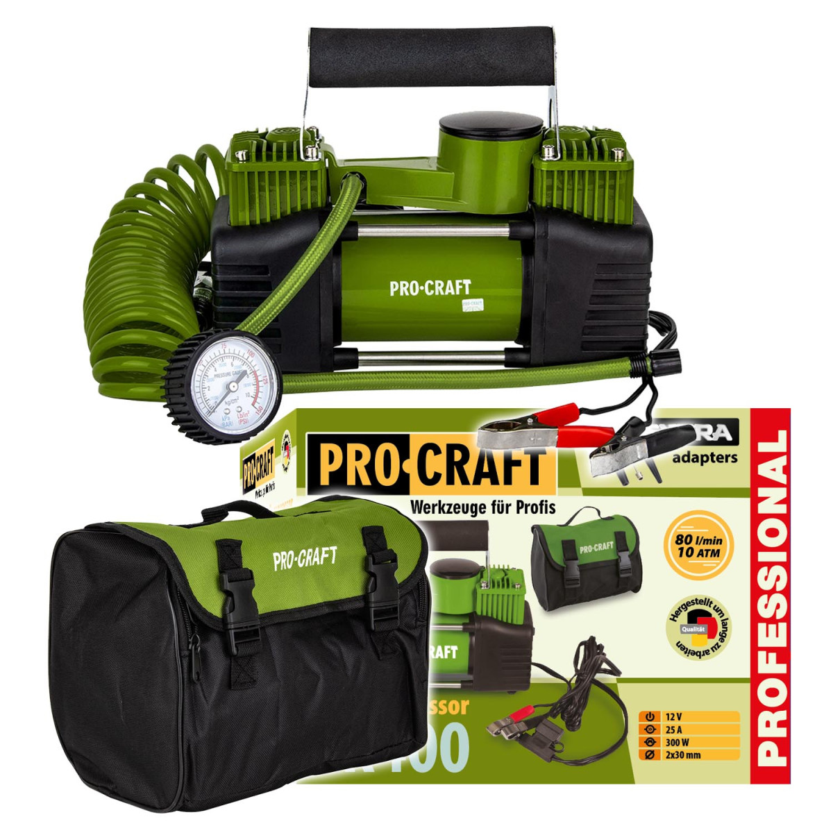 Procraft LK400 vzduchový kompresor   (LK107)
