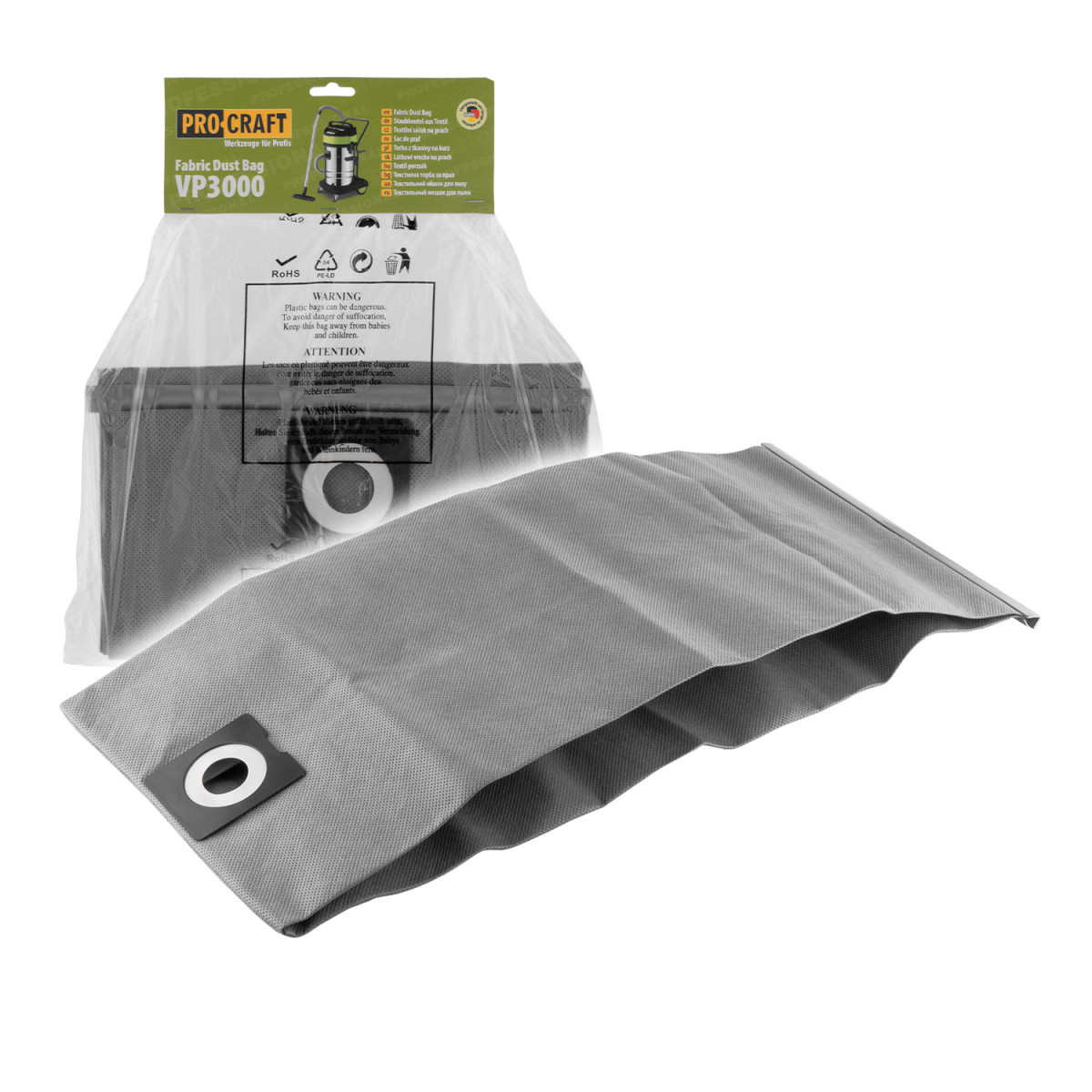 Procraft SVP3000 saček pro průmyslový vysavač  VP3000