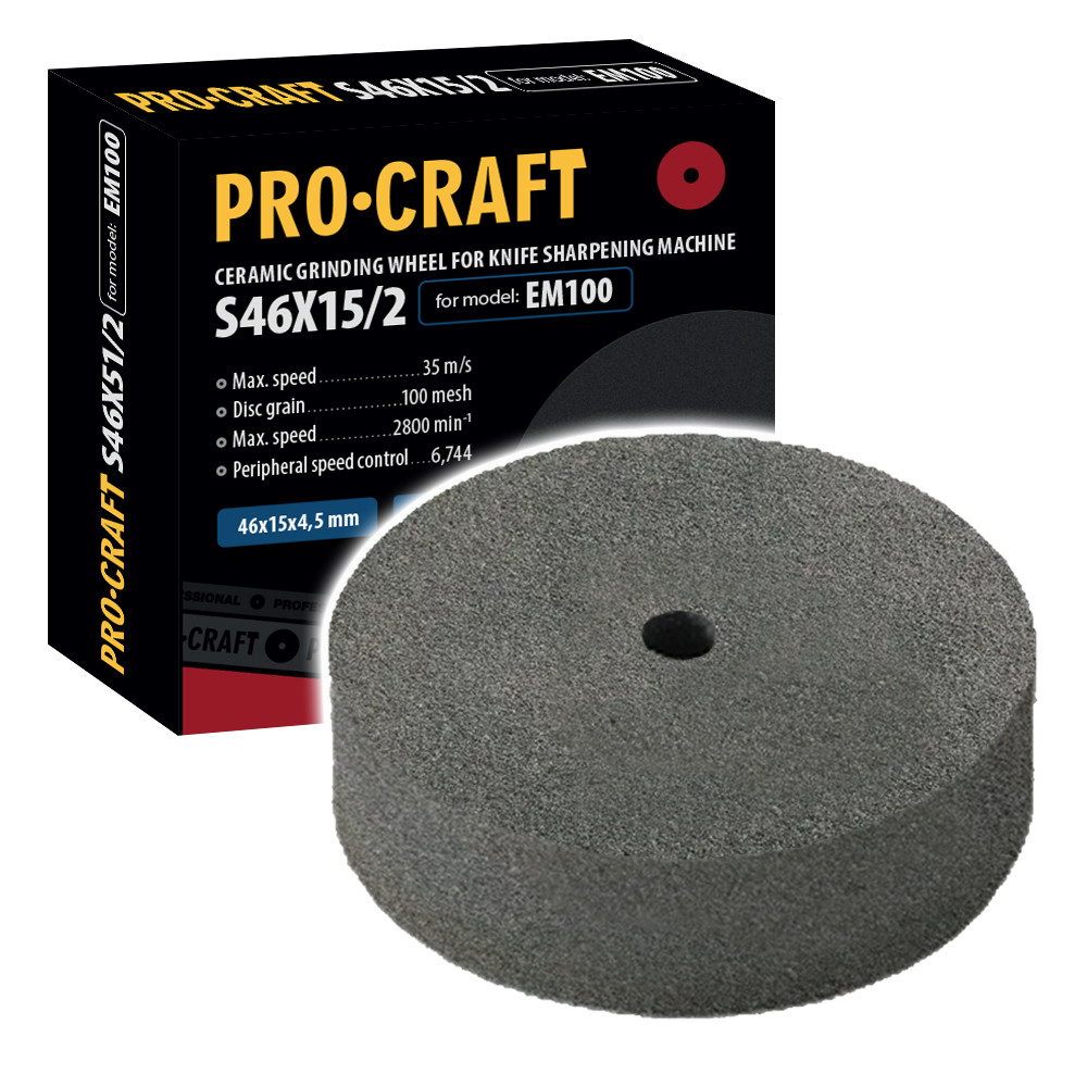 Procraft S46X15/2 brusný kotouč pro brousku na nože   /EM100