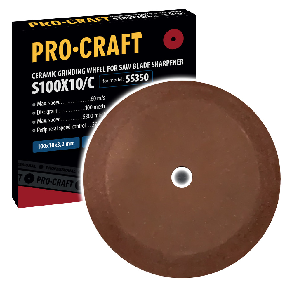 Procraft S100X10/C brusný kotouč pro ostřičku pilových kotoučů   /SS350