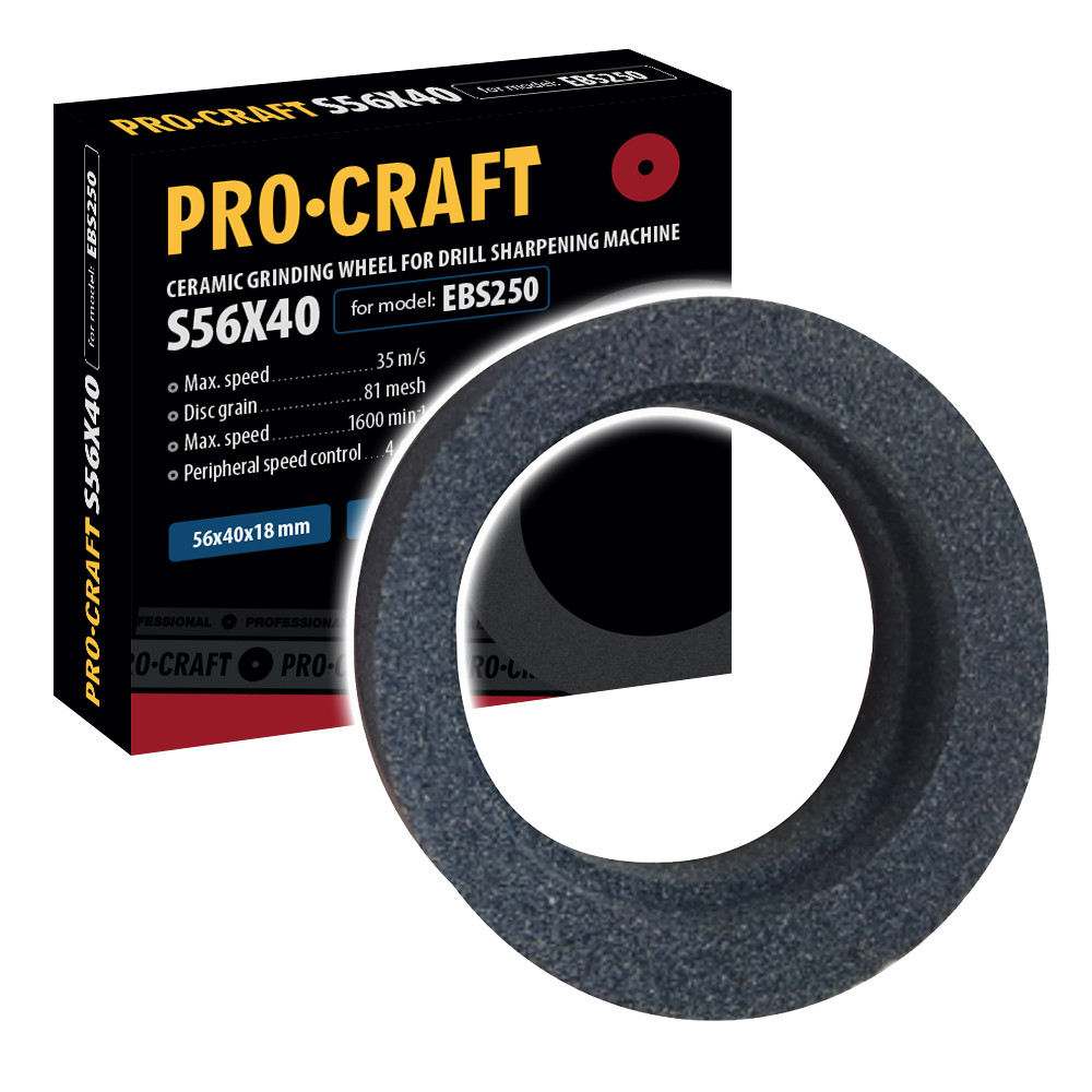 Procraft S56X40 brusný kotouč pro brusku na vrtáky  /EBS250