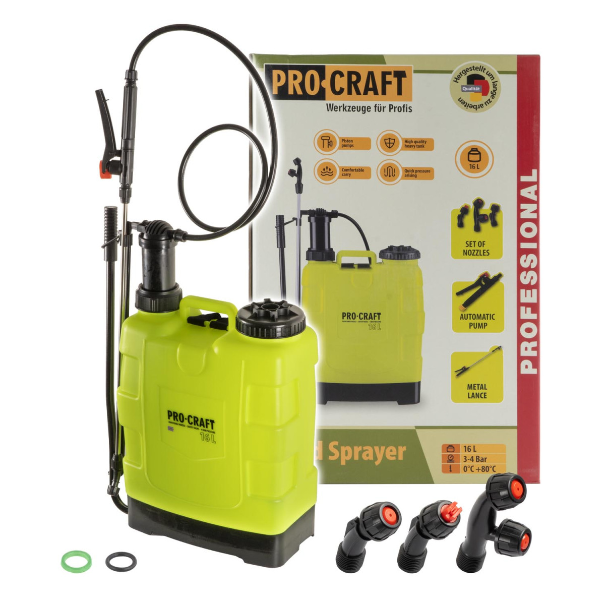 Procraft HS-16 ruční tlakový postřikovač