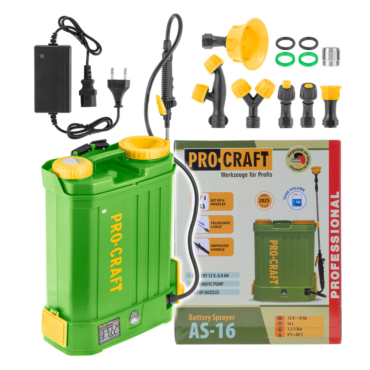 Procraft AS-16 aku postřikovač
