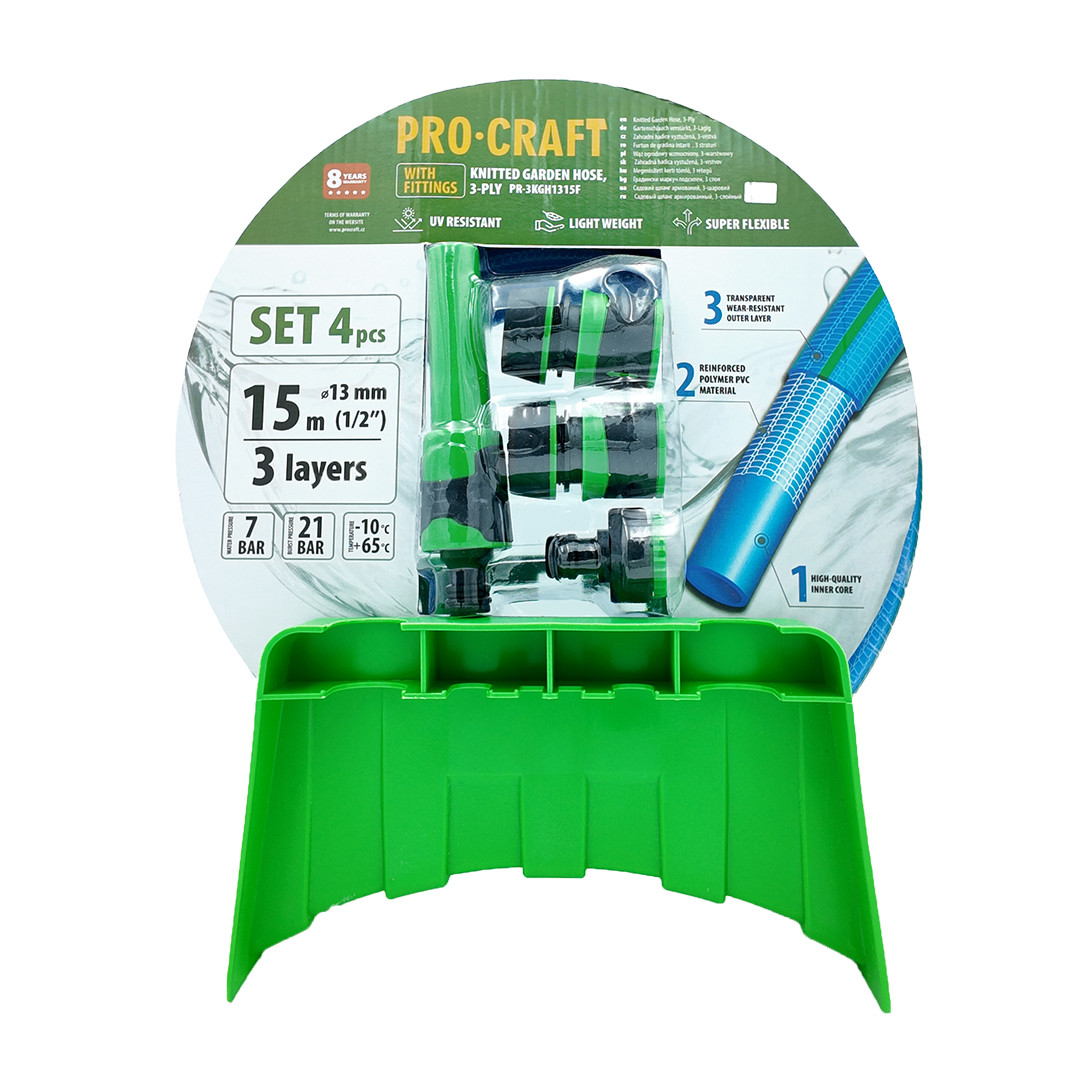 Procraft PR-3KGH1315F modrá zahradní hadice
