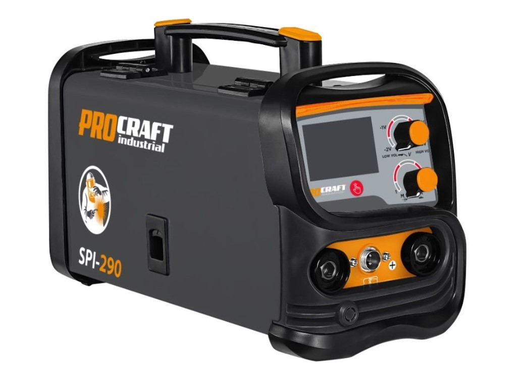 Procraft SPI-290 kombinovaná invertorová svářečka Co Flux - trubičkový drát, MMA, TIG lift  
