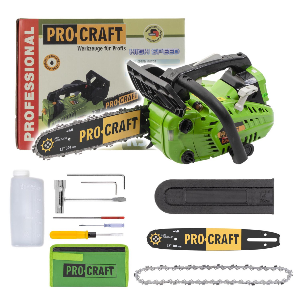 Procraft K350S benzínová řetězová pila