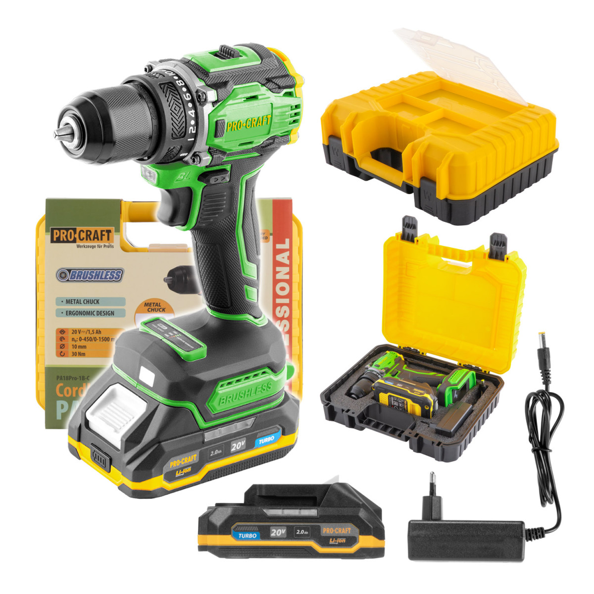 Procraft PA18Pro aku šroubovák
