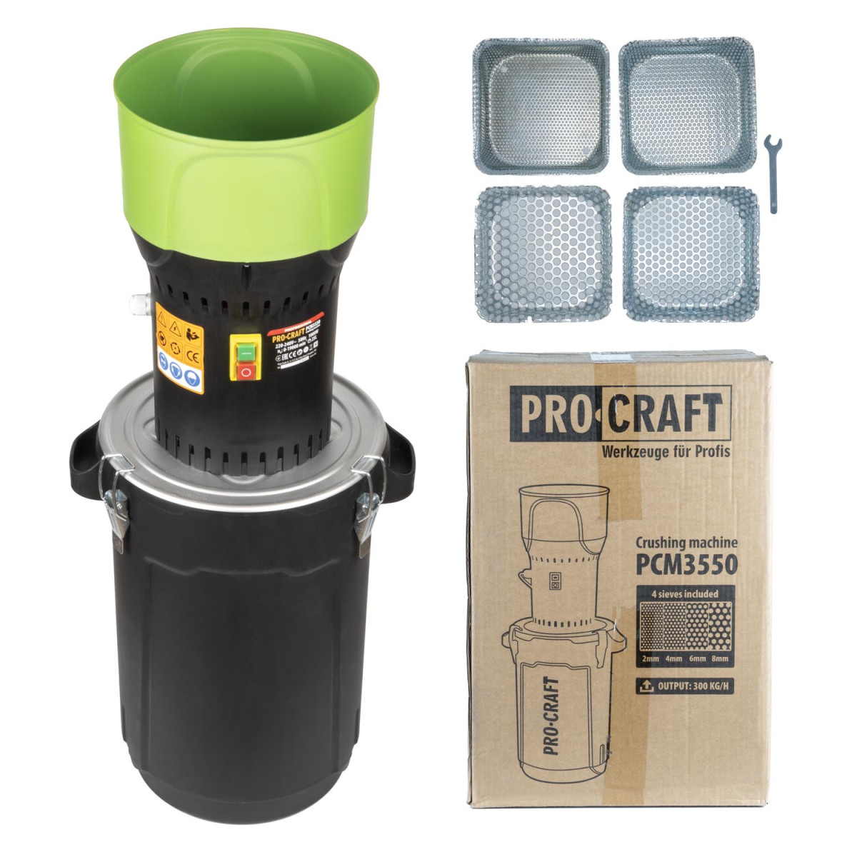 Procraft PCM3550 elektrický šrotovník na obilí