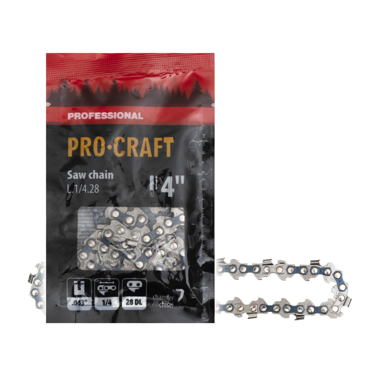 Procraft L.1/4.28 Řetěz pro řetězovou pilu