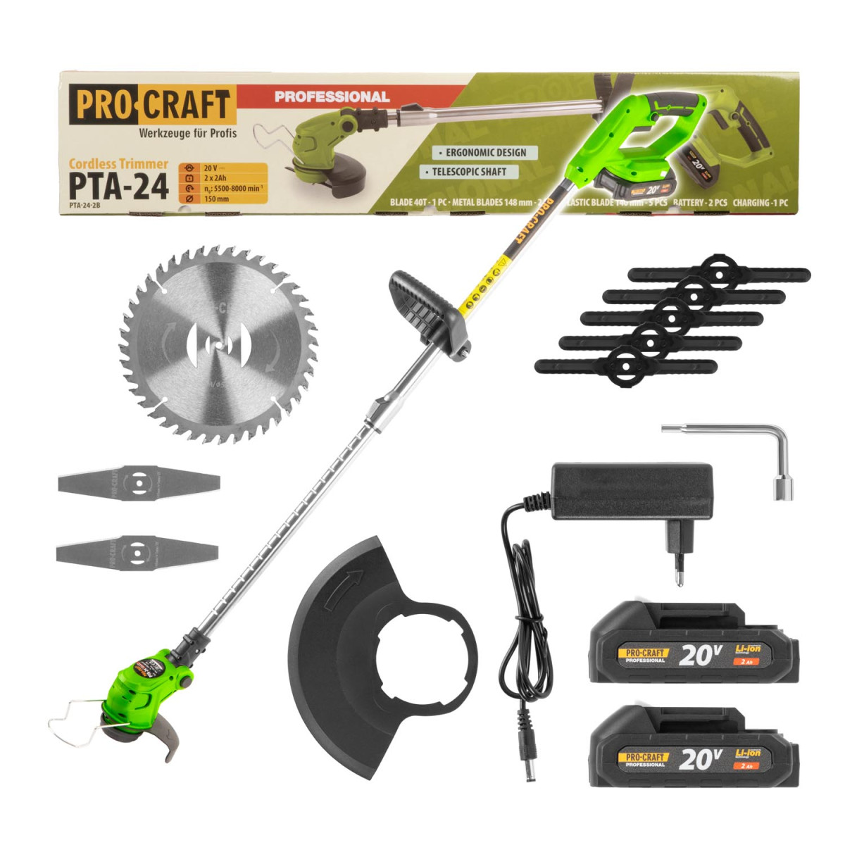 Procraft PTA-24 aku vyžínač  PTA24