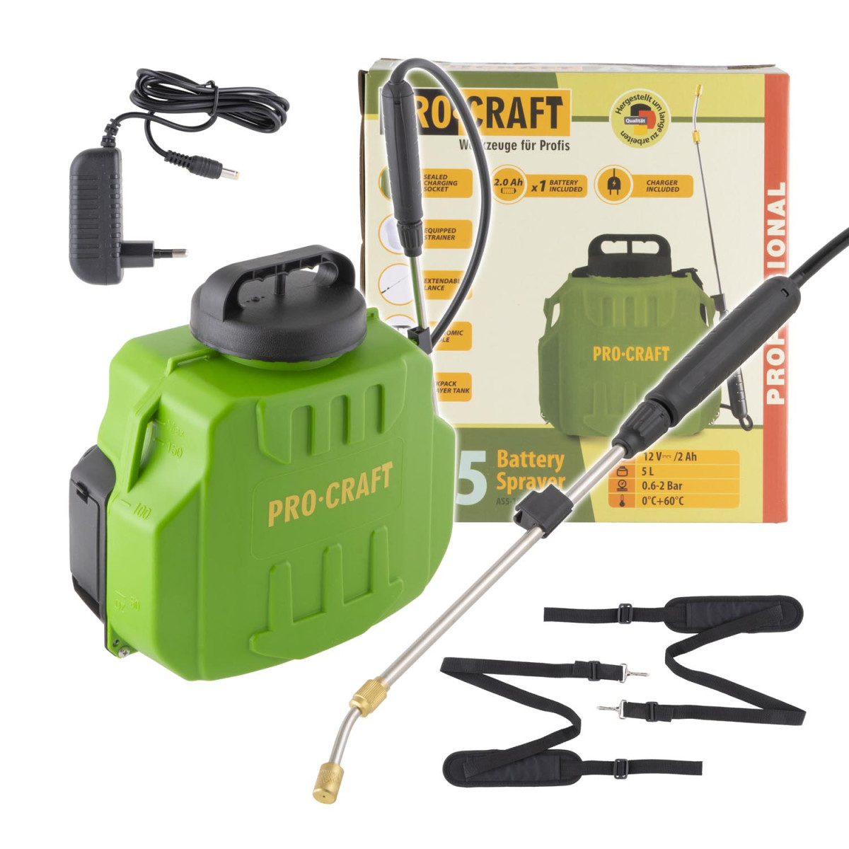 Procraft AS5 aku postřikovač