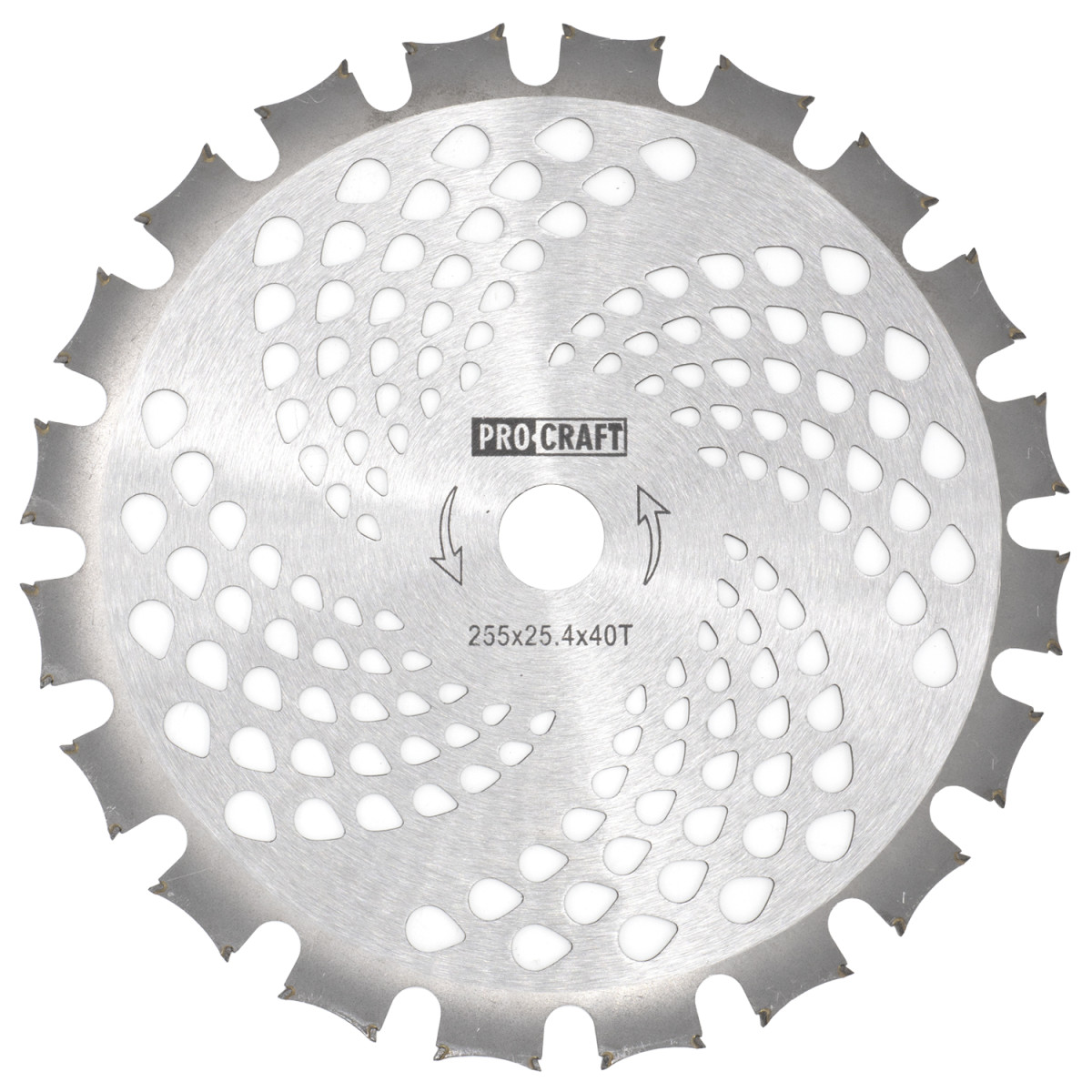 Procraft H/P-2 nůž křovinořezu (D255*25.4) 40Т (oboustranný)