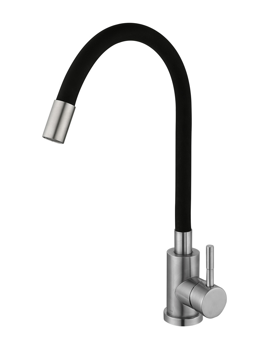 Mixxus Dřezová baterie, SUS-011 REFL.BLACK, černá