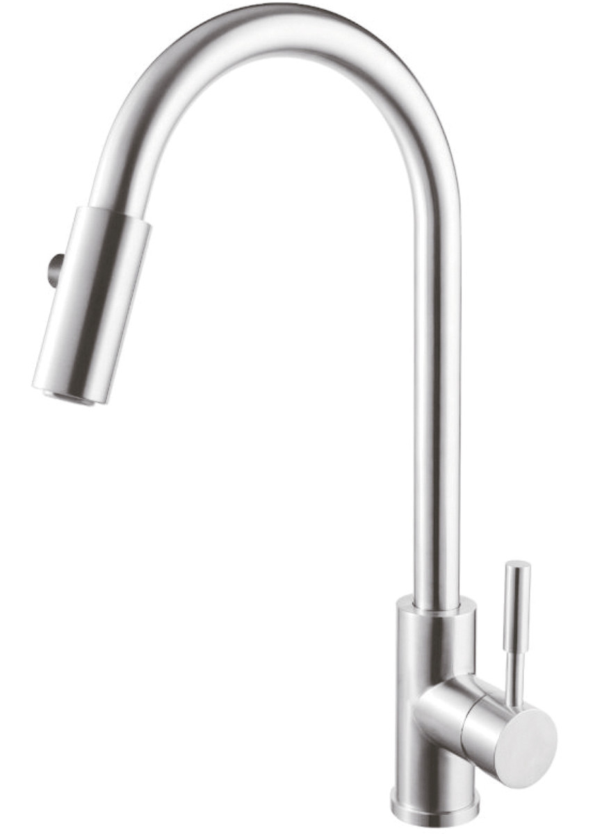 Mixxus Dřezová baterie s vytahovací sprškou, SUS-014-A