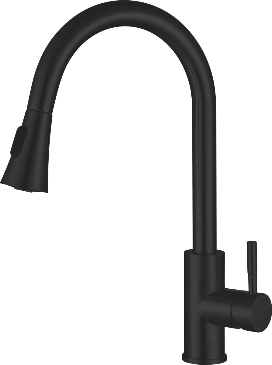 Mixxus Dřezová baterie, SUS-014-B BLACK, černá