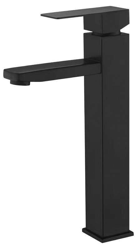 Mixxus Umyvadlová baterie, KUB-001-HIGH BLACK, černá