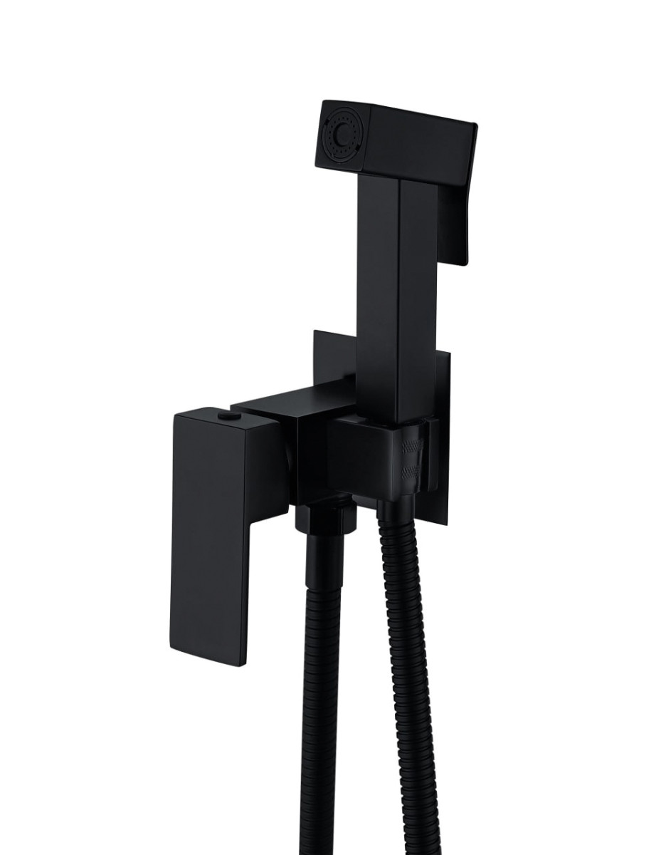 Mixxus Podomítkové bidetové baterie, KUB-333 BLACK, černá