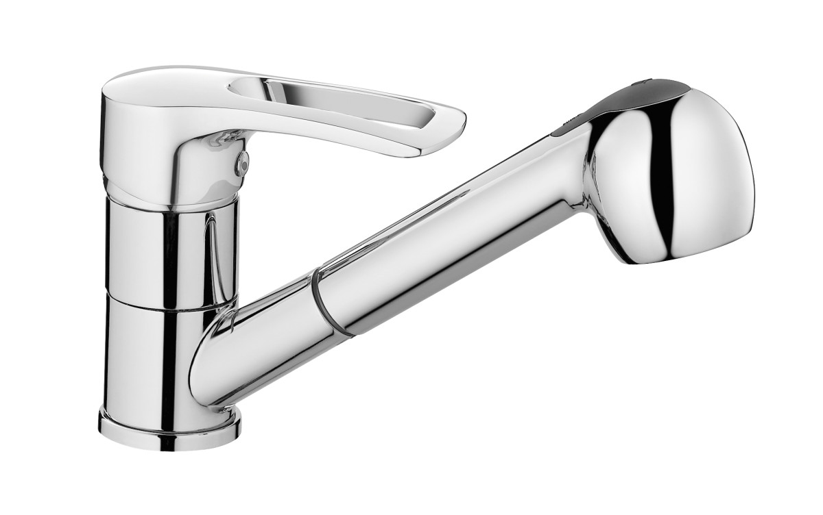 Dřezová baterie s vytahovácí sprškou MIXXUS PREMIUM GERMES 014