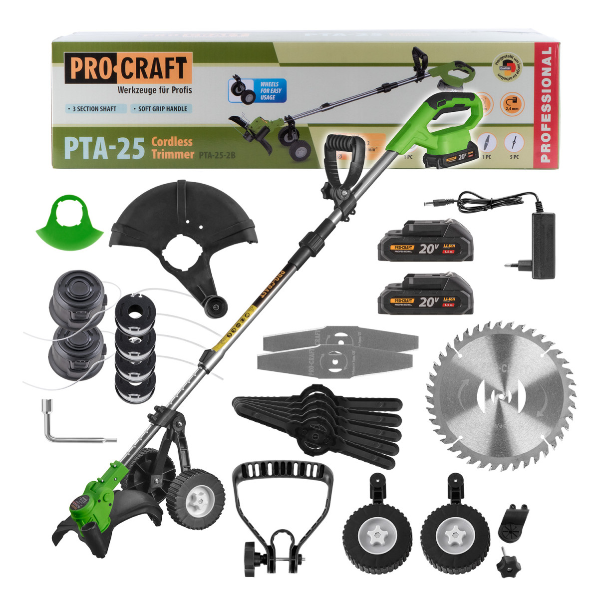 Procraft PTA-25-2B aku vyžínač  
