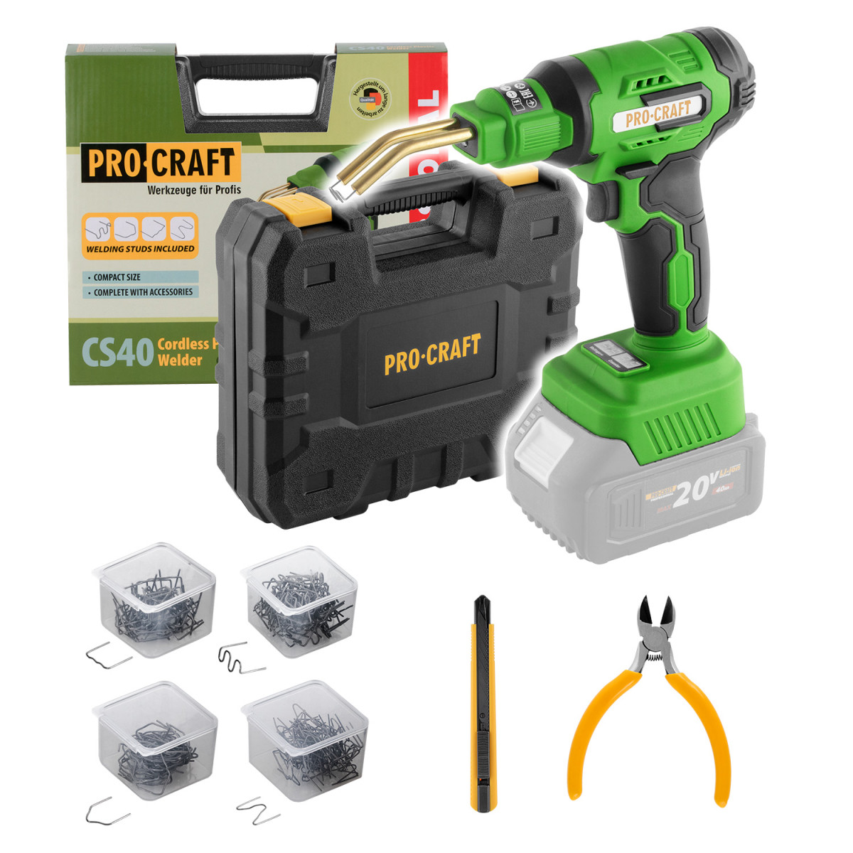 Procraft CS40-BB aku svářečka pro plasty  CS40bb (bez baterie a nabíječky)