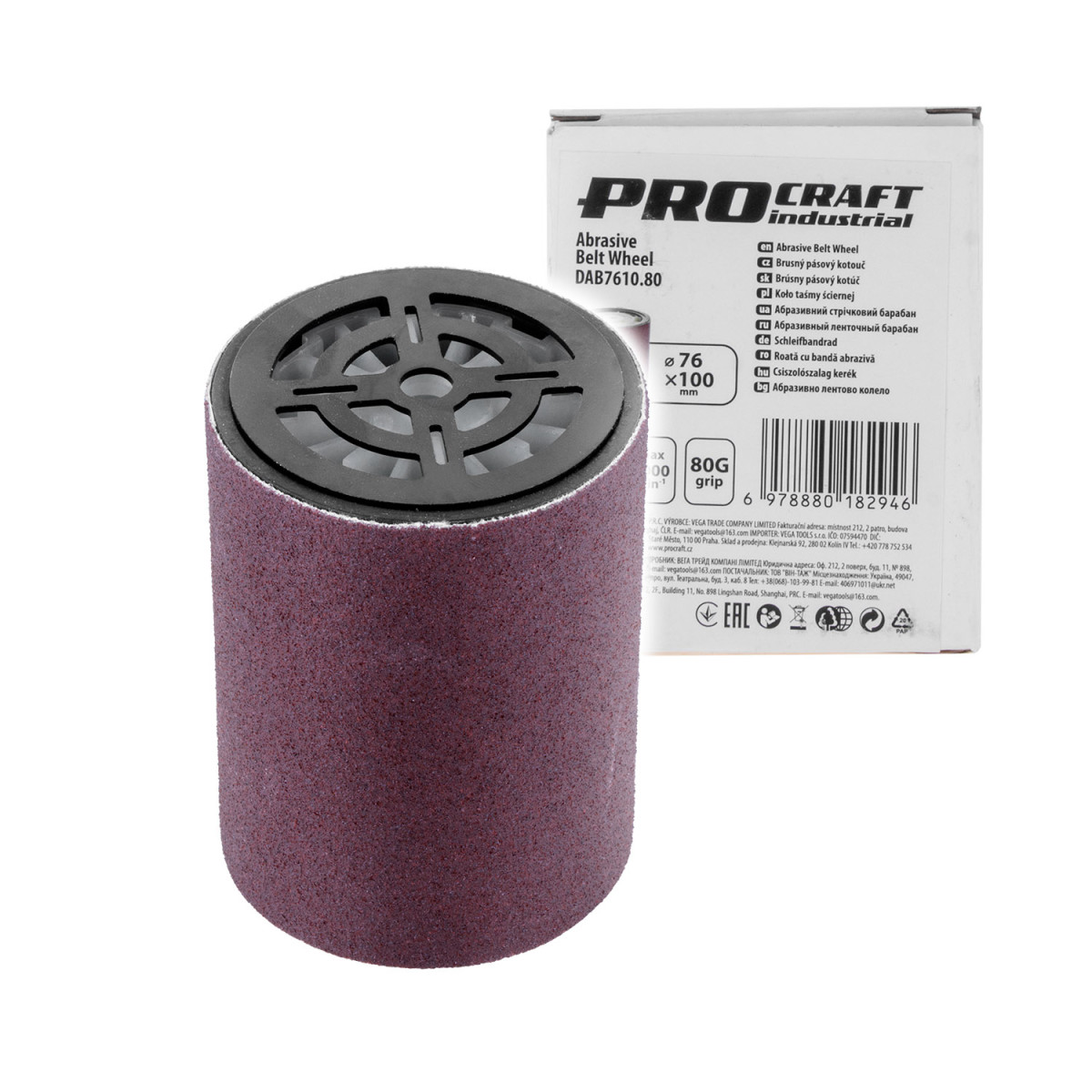 Procraft DAB7610.80 brusný válec