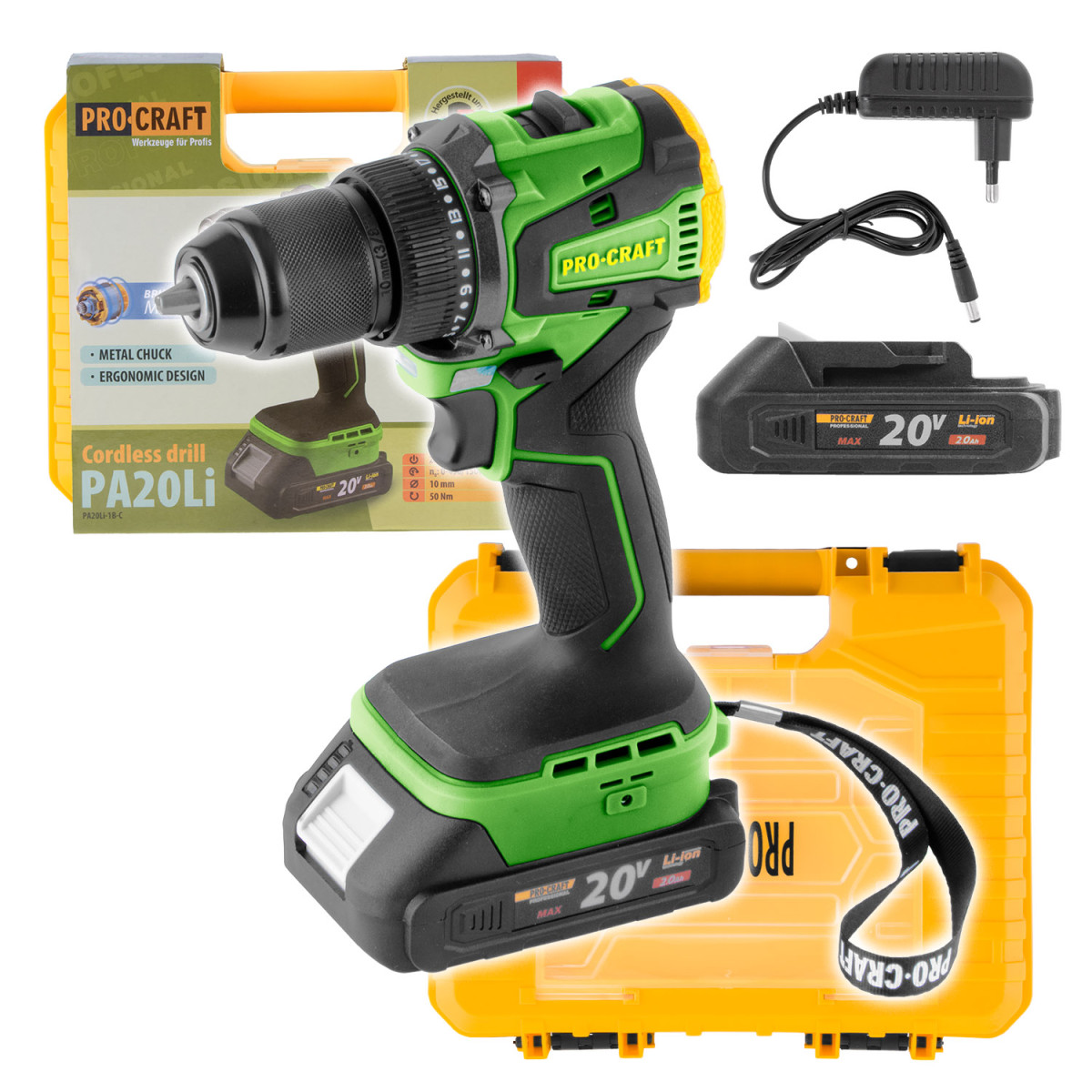 Procraft PA20Li aku šroubovák