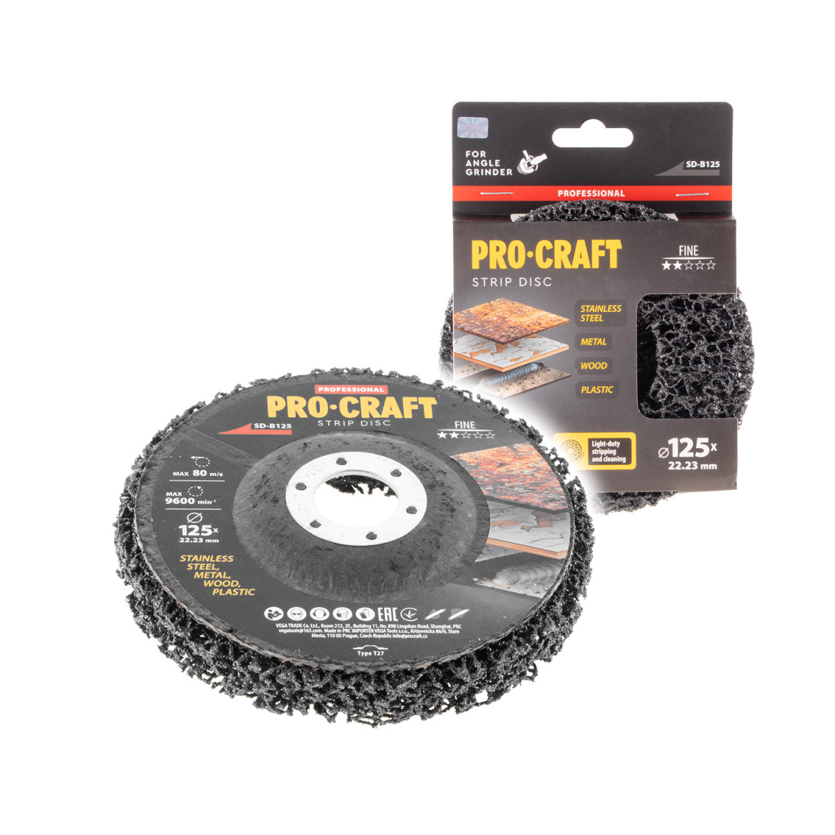 Procraft SD-B125 kotouč brusný Clean & Strip