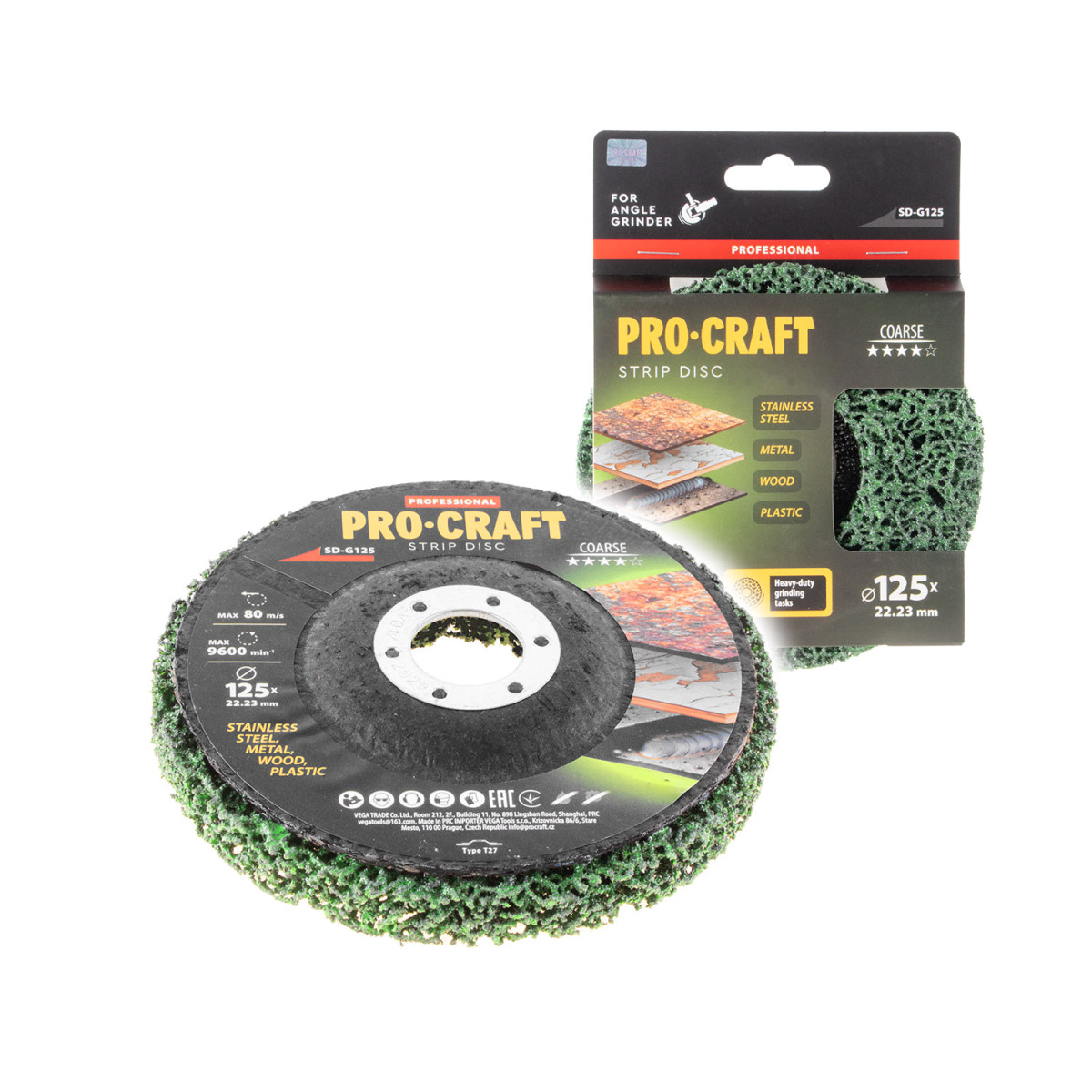 Procraft SD-G125 kotouč brusný Clean & Strip