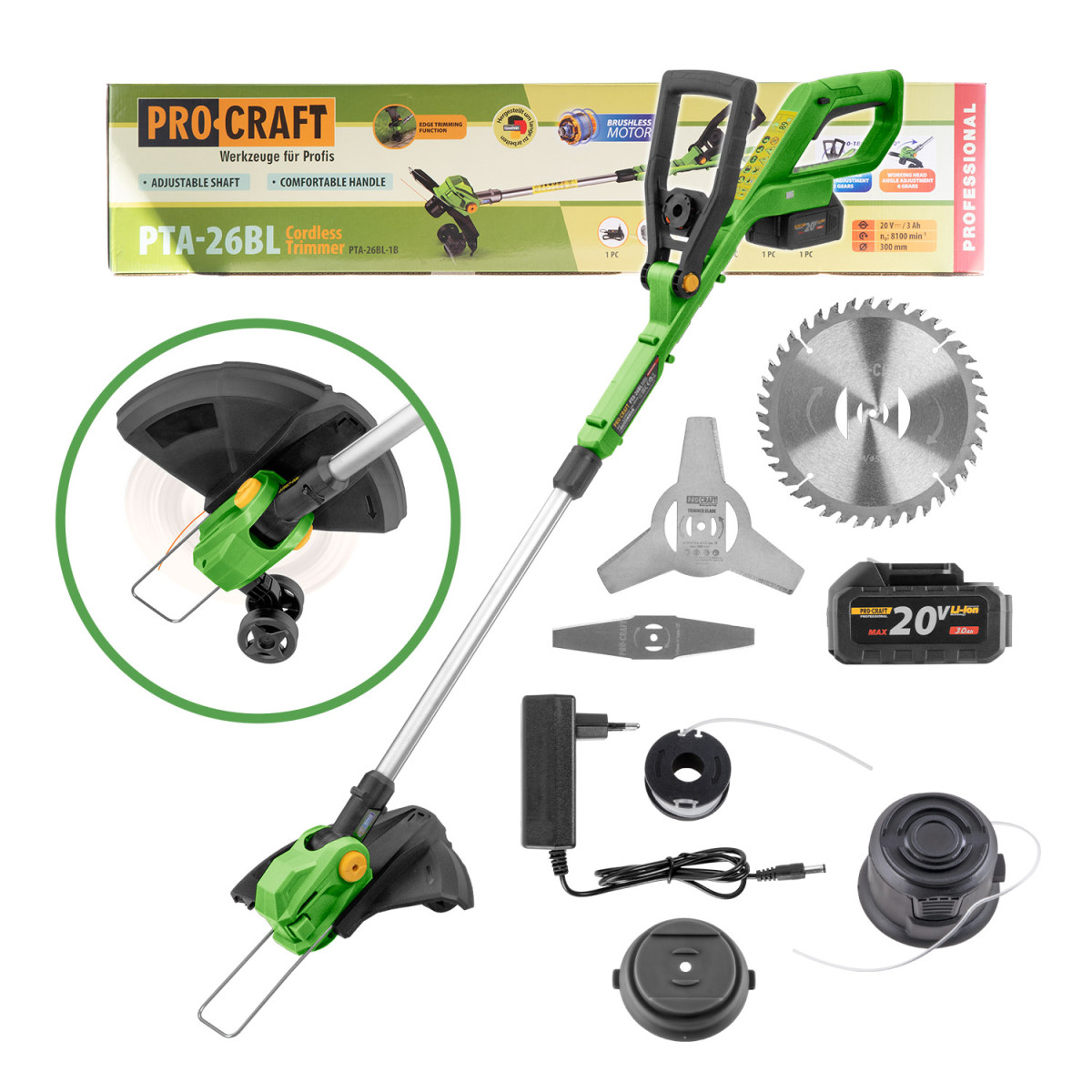 Procraft PTA-26BL aku vyžínač