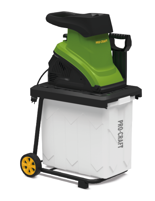Procraft PSL2550 zahradní drtič větví nožový