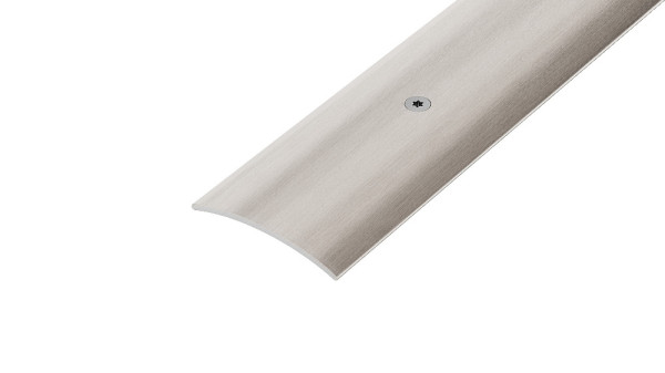 AP7 přechodová lišta vrtaná, hliník elox inox, 30 mm, 2,7 m