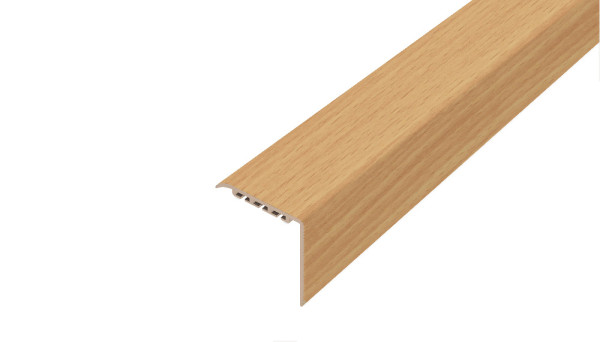 AP20 schodová lišta samolepící, PVC buk, 30x30 mm, 1,8 m