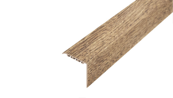 AP20 schodová lišta samolepící, PVC dub pálený, 30x30 mm, 1,8 m