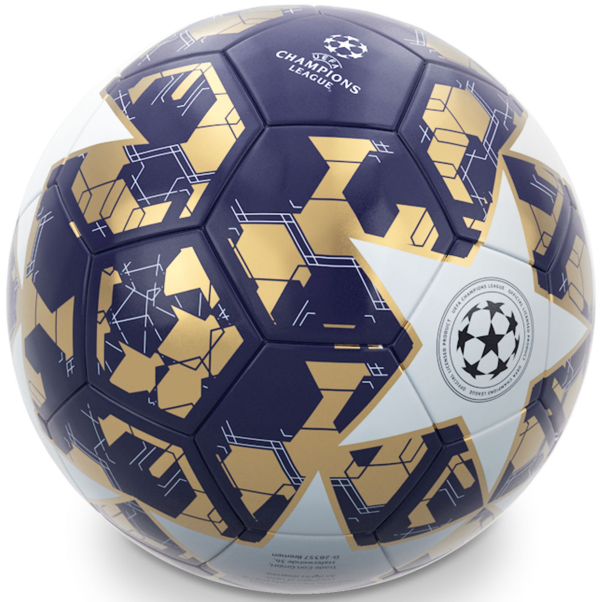 KUBIsport 04-23/001K 23001 Míč kopací CHAMPIONS LEAGUE STAR