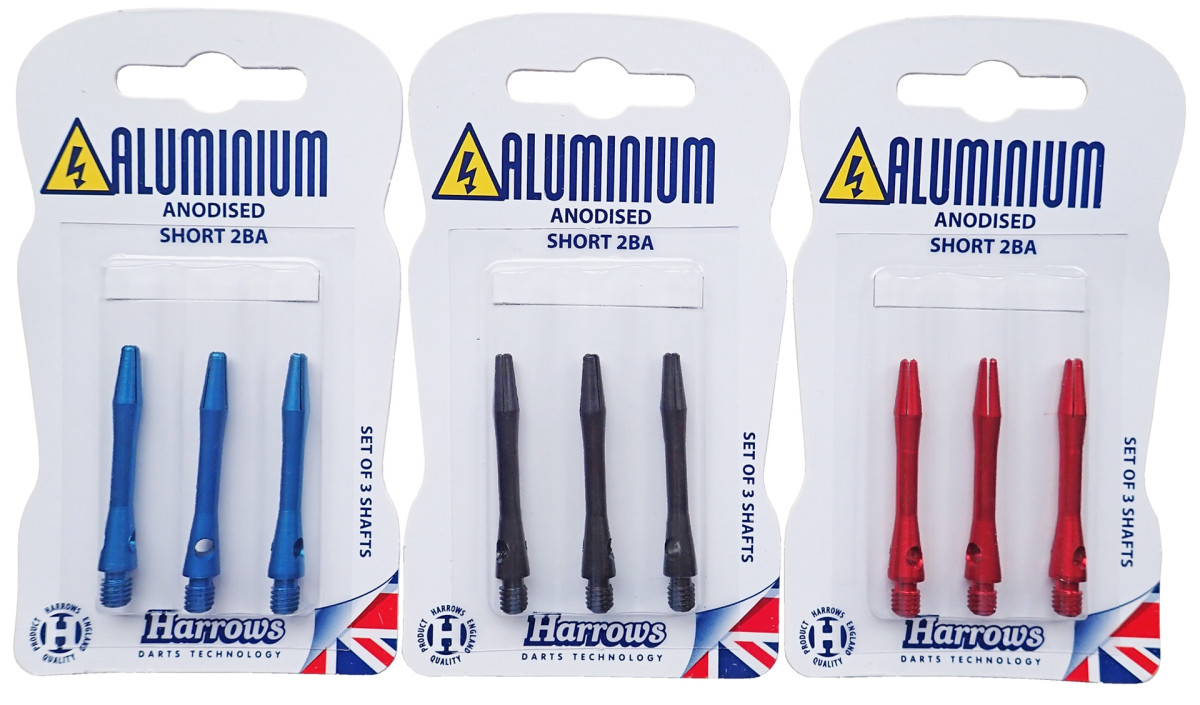 KUBIsport 05-T74K-S Harrows Násadky ANOISED ALUMINIUM vel. S