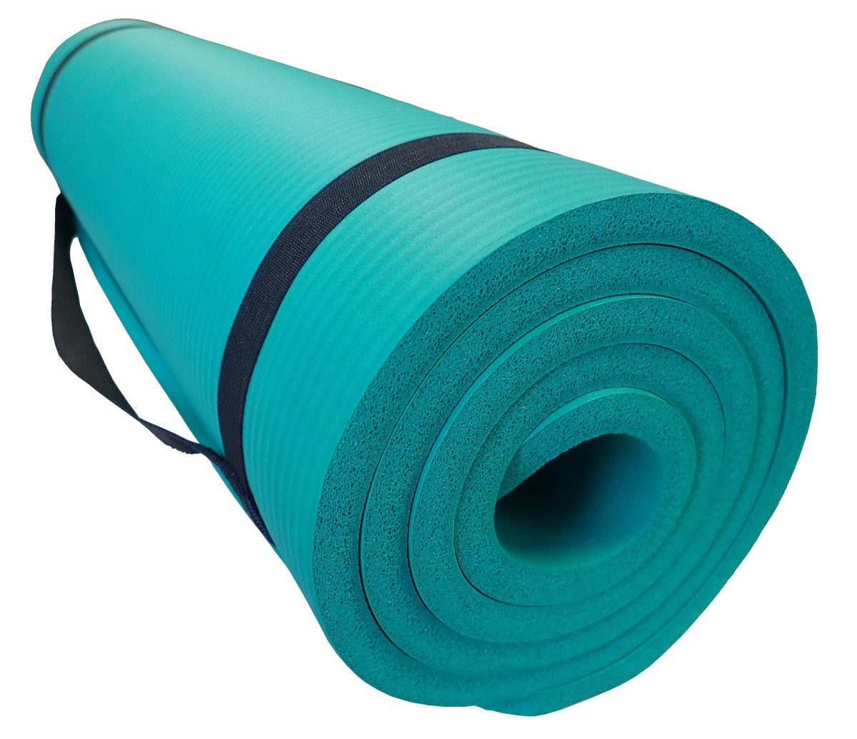 KUBIsport 05-D87K-ZE D87-ZE NBR Yoga Mat 1830 x 600 x 12 mm, zelená