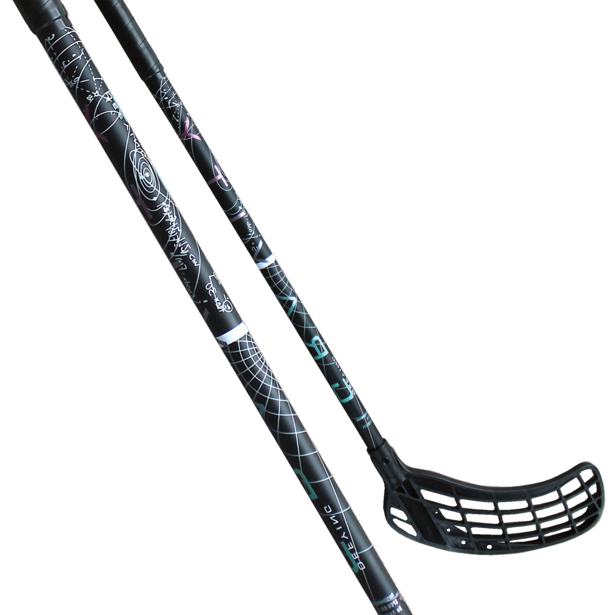 KUBIsport 05-H070K/P-CRN Florbalová hůl Gravity 30, 100 cm pravá