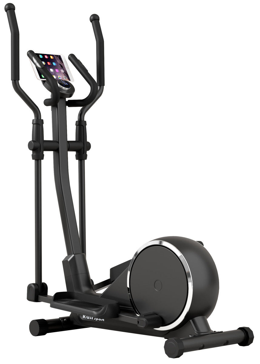 KUBIsport 05-BE85EK-CRN Magnetický eliptical BE85EK s bluetooth černý