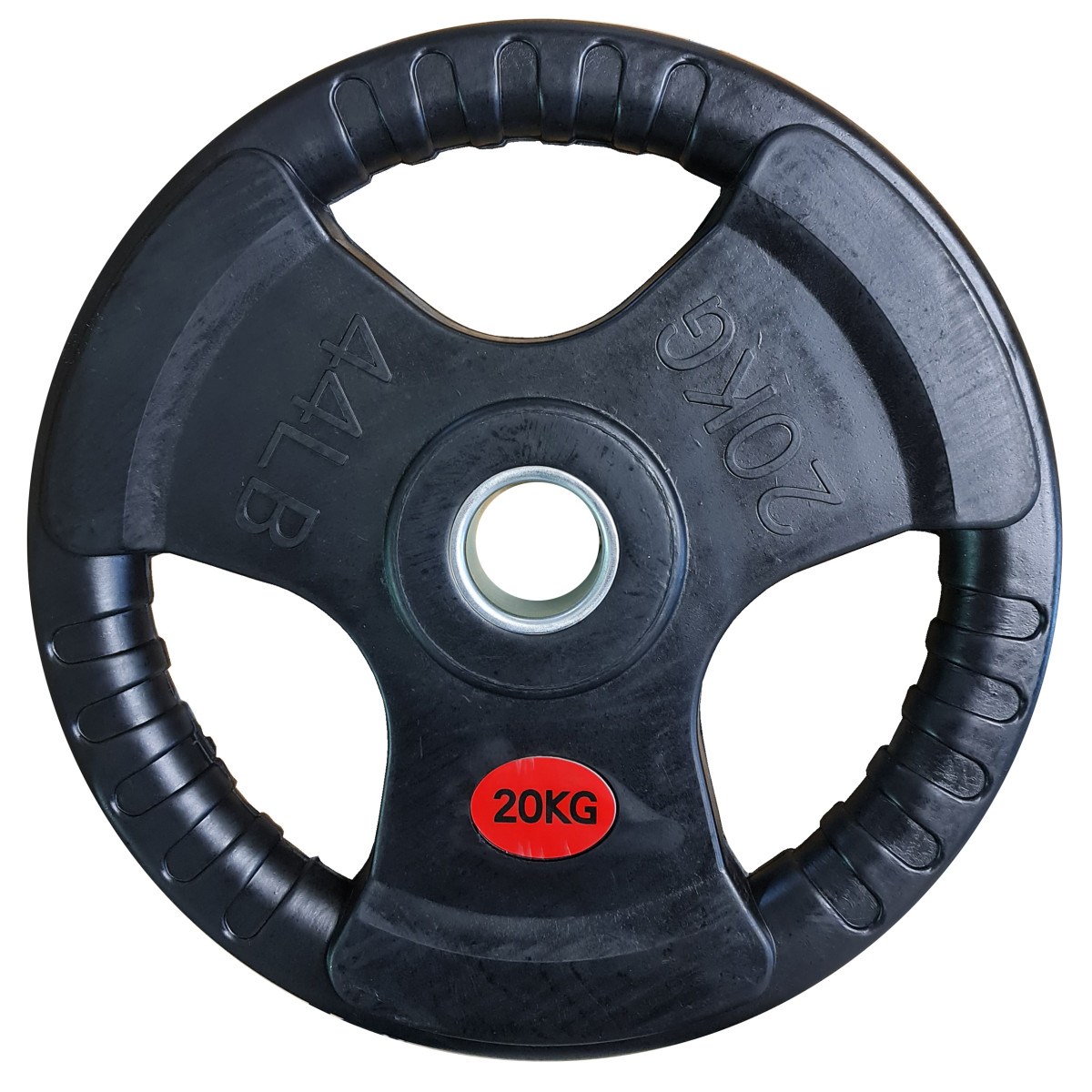 KUBIsport 05-CWRUB20 Náhradní pogumovaný kotouč s úchopy 20 kg - průměr 50 mm