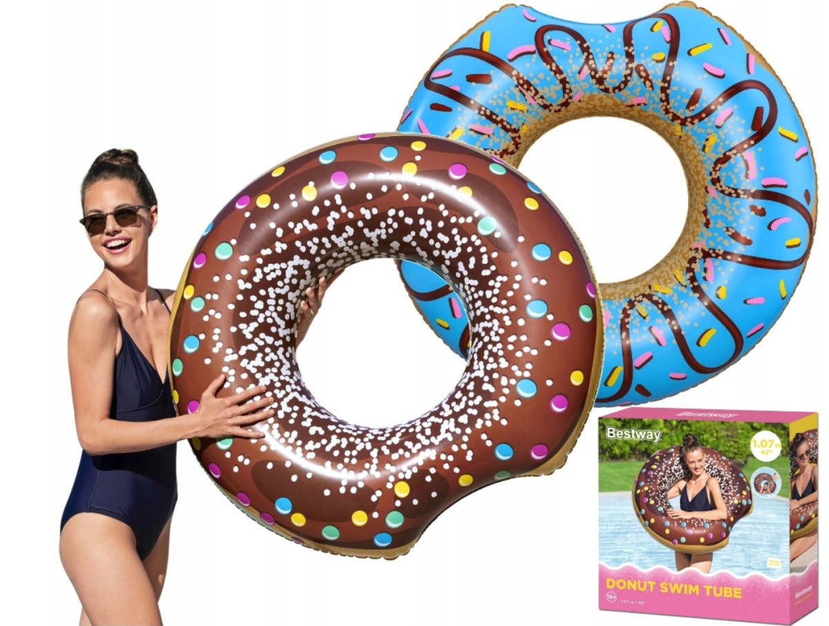 KUBIsport 05-P36118K Bestway Nafukovací kruh - donut 107 cm