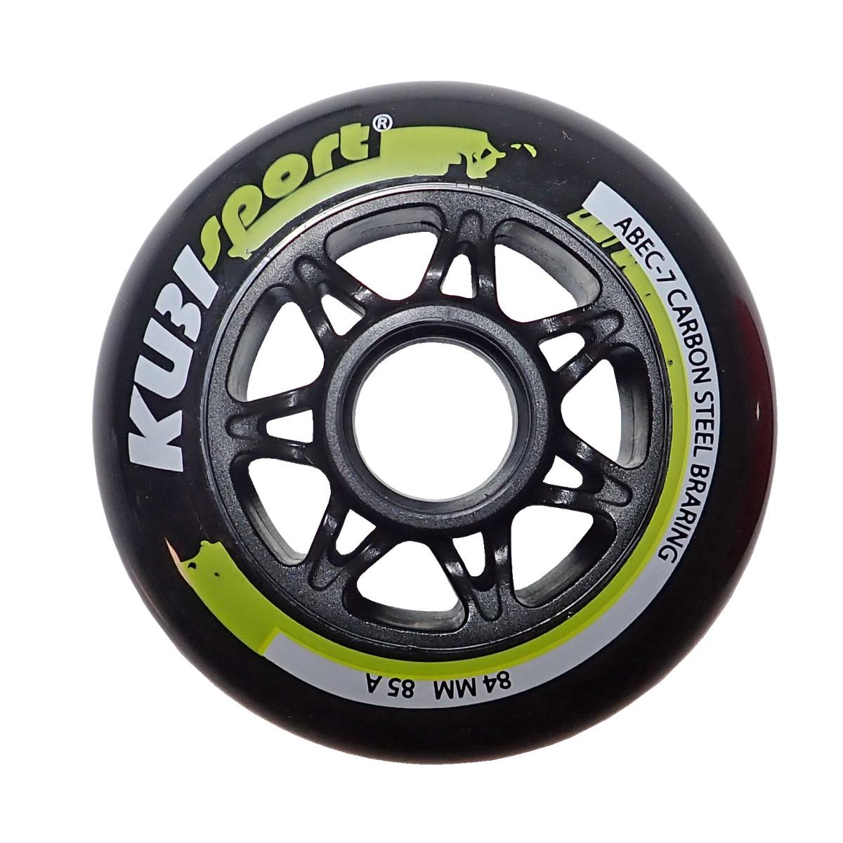 KUBIsport 05-SP37K Náhradní kolečka na in-line brusle 84 mm