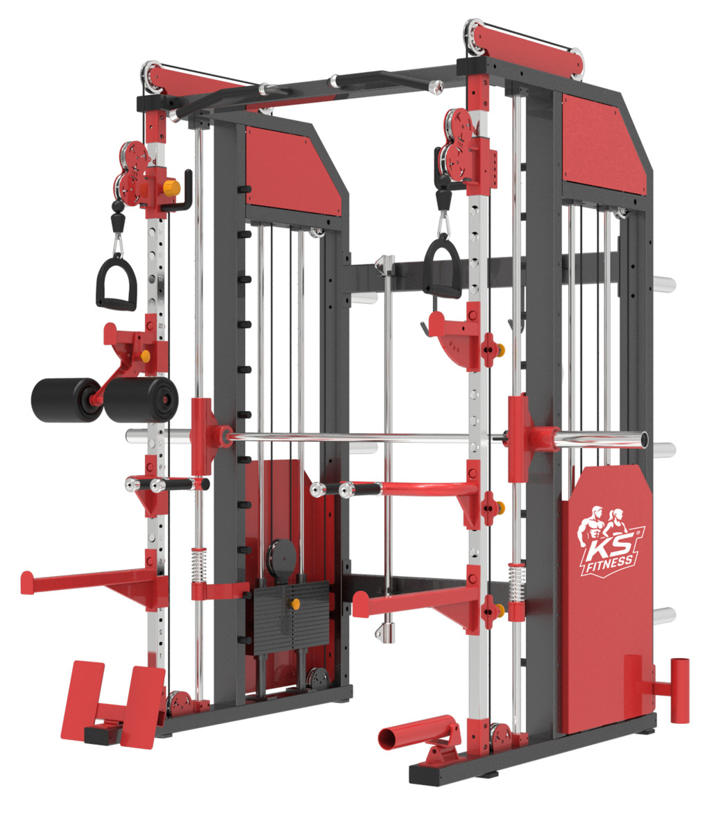 KUBIsport 05-HX90 Posilovací klec s multipressem a závažím 2 x 90 kg, nosnost 800 kg