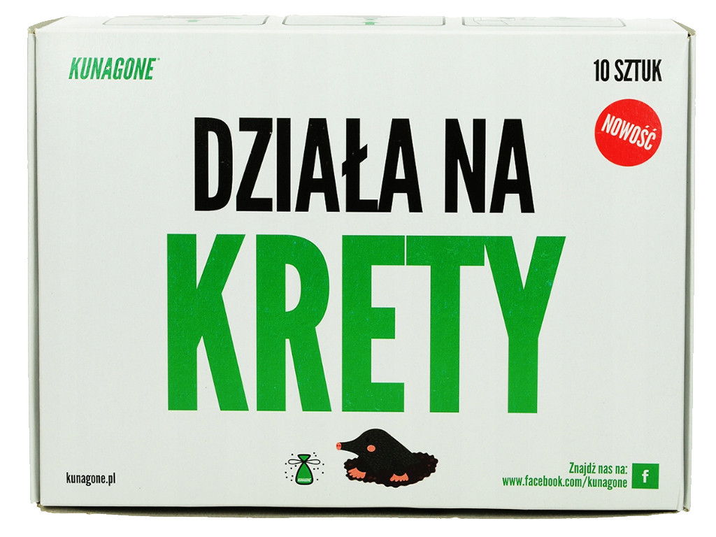 Pachový odpuzovač krtků KUNAGONE, set 10 ks