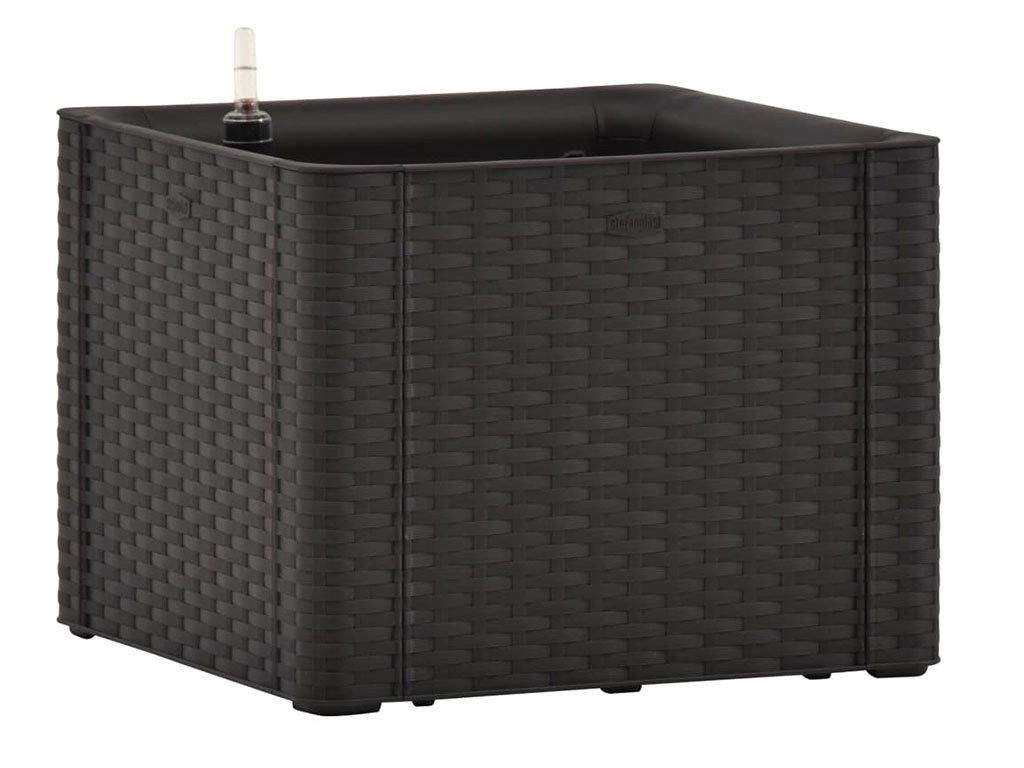 Samozavlažovací truhlík, vyvýšený záhon STEFANPLAST NATURAL DELUXE 43 antracit