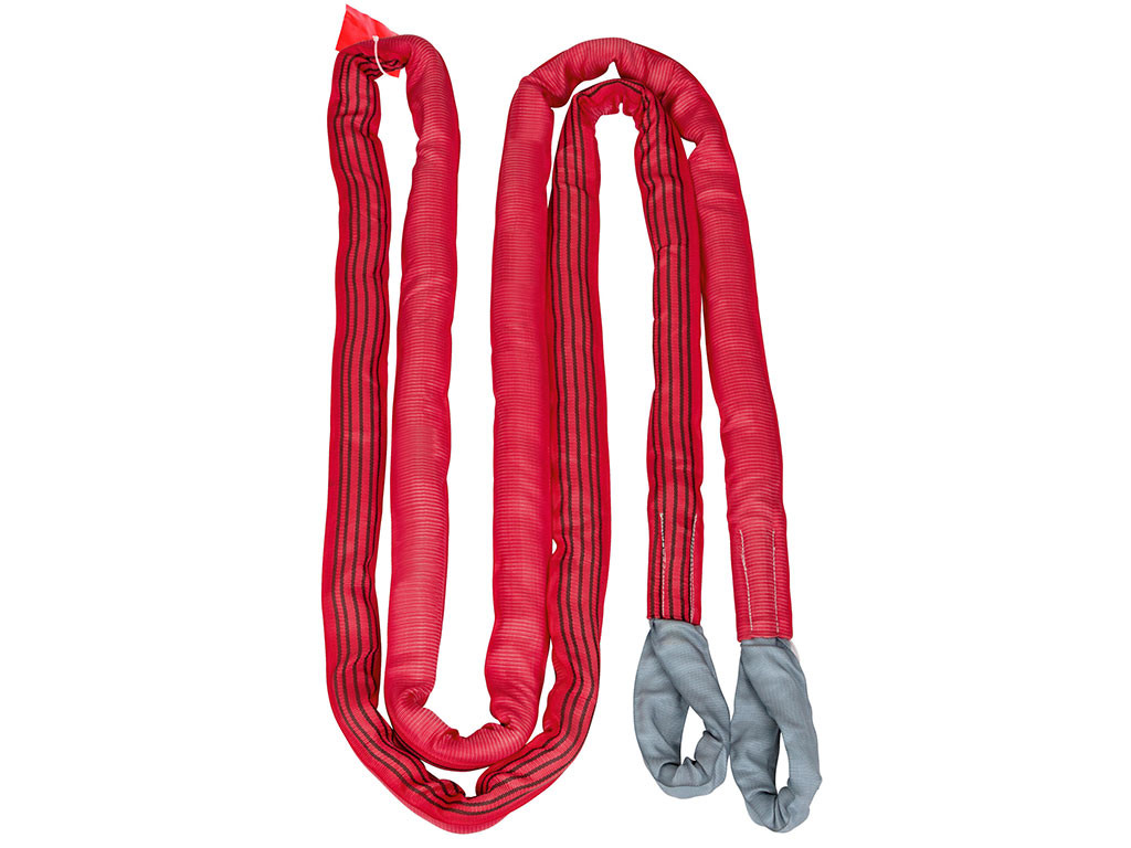 Tažné lano s oky KERBL 37707 10m/40mm/35 000 kg, červené