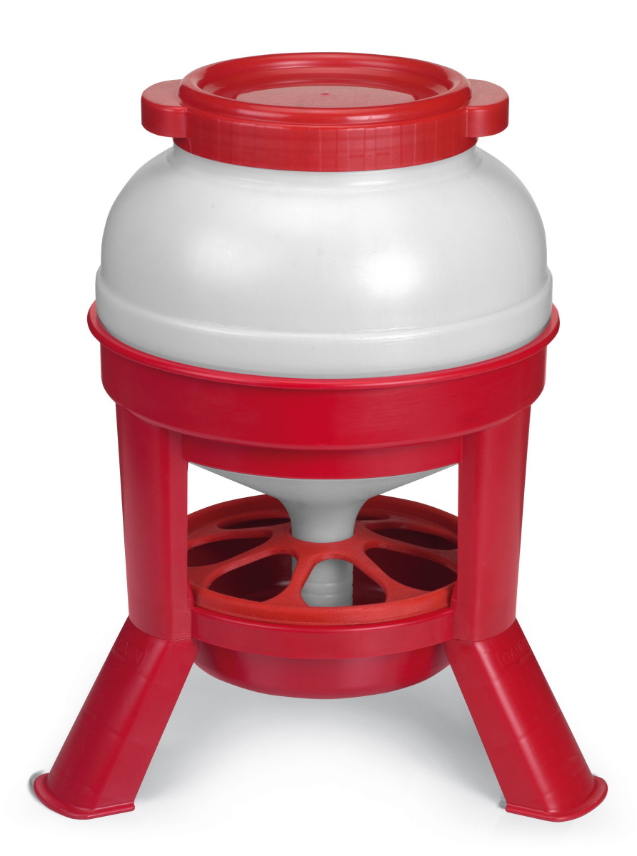 Tubusové krmítko pro slepice, drůbež plastové GAUN 11260-20 l
