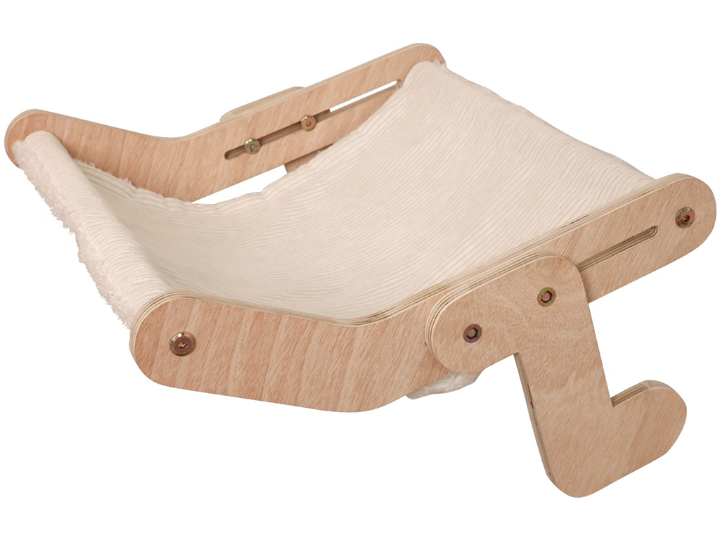 Lehátko, houpačka pro kočky KERBL 80912 NAP, 49,5x43cm, bílá