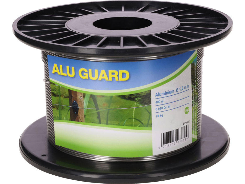 Ohradníkový drát KERBL 445002 ALU GUARD 400m, 1,6mm, hliníkový